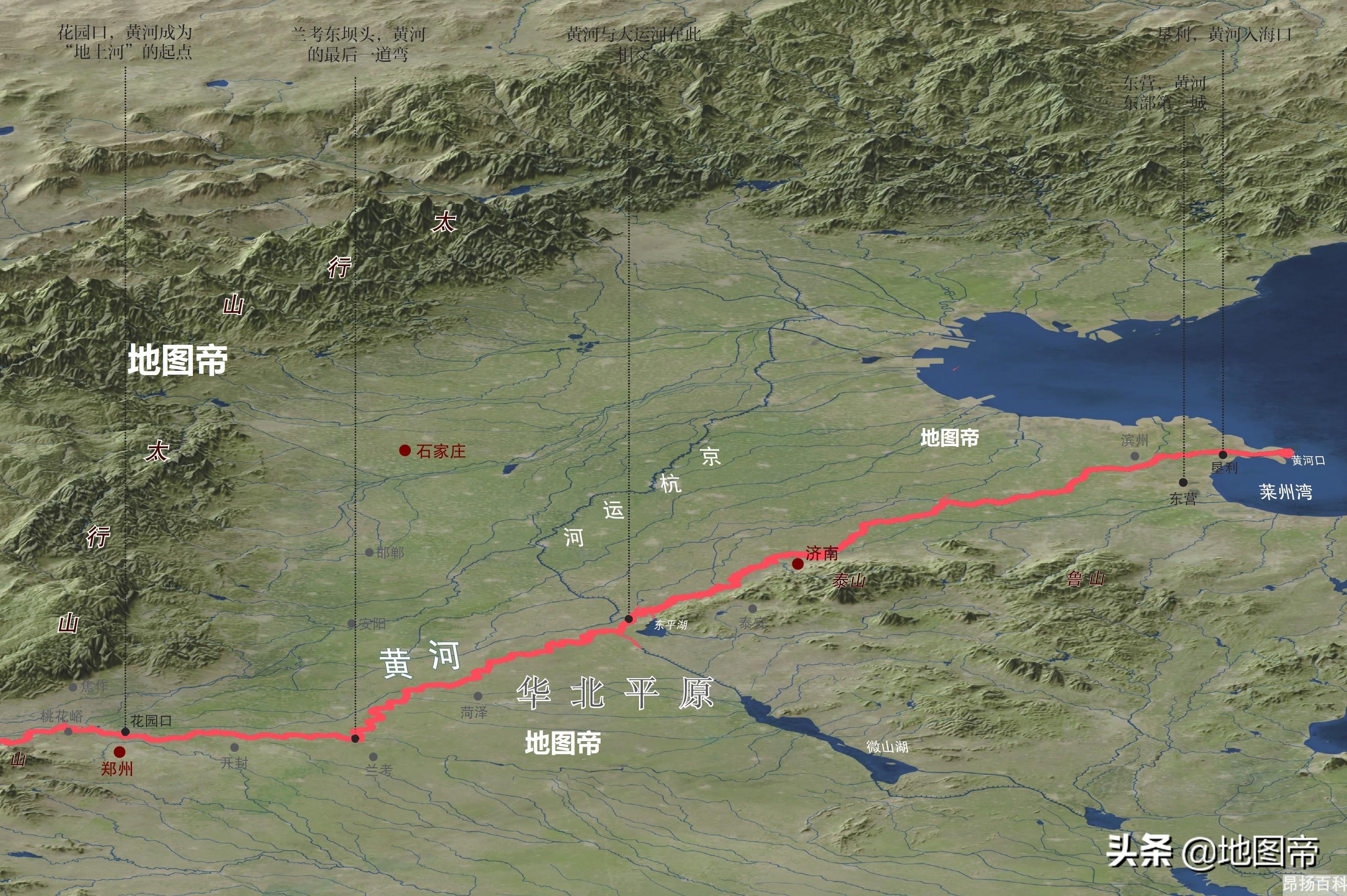 长江流域地图高清版（黄河流域图清晰大图）